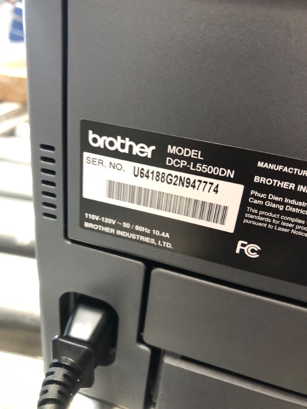 Photo 7 of Brother Monochrome Laser Printer, Multifunction Printer and Copier, DCP-L5500DN, Flexible Network Connectivity, Duplex Printing, Mobile Printing & Scanning, Amazon Dash Replenishment Ready
