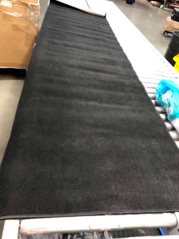 Photo 1 of 10 FOOT BLACK RUG RUNNER 