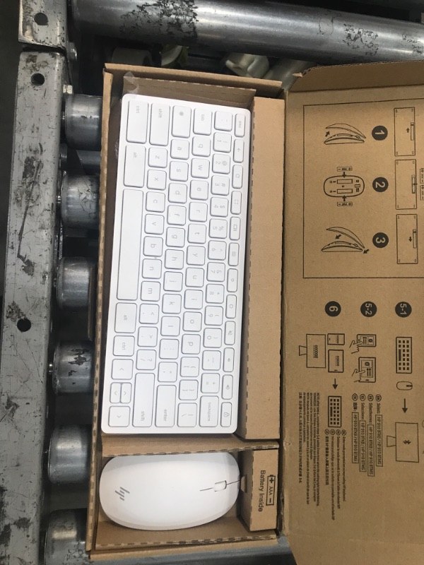Photo 4 of HP Chromebase 21.5" All-in-One Desktop, Intel Pentium Gold 6405U Processor, 4 GB RAM, 128 GB SSD, Rotating Full HD IPS Touchscreen, Chrome OS, Bluetooth Keyboard and Mouse Combo (22-aa0022, 2021)