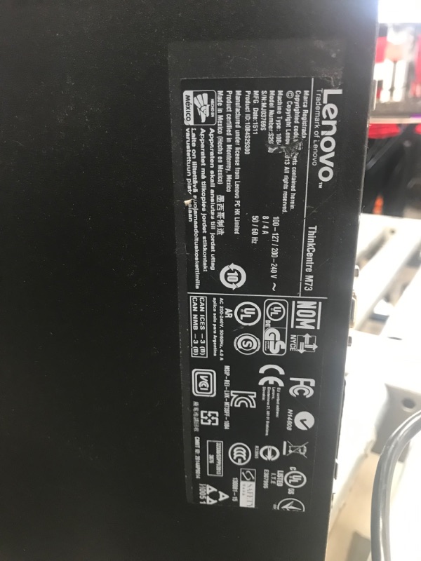 Photo 4 of lenovo ThinkCentre M73 SFF Small Form Factor Business Desktop Computer, Intel Dual-Core i3-4130 3.4GHz, 8GB RAM, 500GB HDD, USB 3.0, WiFi, DVD, Windows 10 Professional (Renewed)