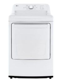 Photo 1 of LG 7.3 Cu. Ft. White Front Load Electric Dryer
