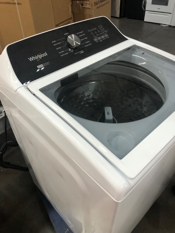 Photo 10 of 4.7–4.8 Cu. Ft. Top Load Washer with 2 in 1 Removable Agitator Model: WTW5057LW  
