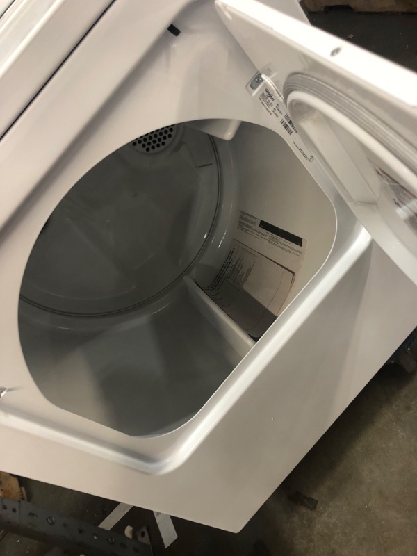 Photo 3 of 29 Inch 7.0 cu. ft. Electric Dryer with 14 Drying Cycles, 4 Temperature Settings, Heavy Duty Cycle, Wrinkle Shield, Cool Down Cycle, AutoDry and Timed Dry//Whirlpool WED4815EW1