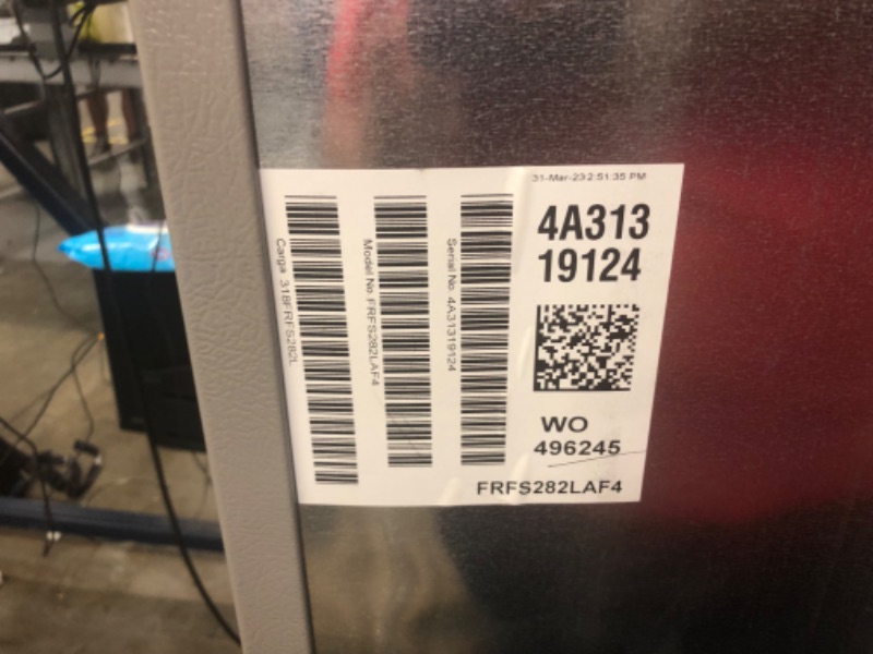 Photo 4 of Frigidaire 27.8-cu ft French Door Refrigerator with Ice Maker (Fingerprint Resistant Stainless Steel) ENERGY STAR