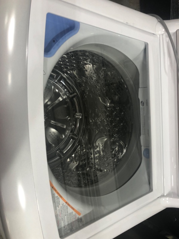 Photo 1 of LG TurboWash3D 5.5-cu ft High Efficiency Impeller Smart Top-Load Washer (White) ENERGY STAR