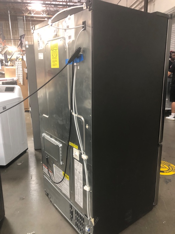 Photo 1 of GE 27.7-cu ft French Door Refrigerator with Ice Maker (Fingerprint-resistant Stainless Steel) ENERGY STAR