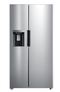 Photo 1 of Midea 26.3-cu ft Side-by-Side Refrigerator with Ice Maker (Stainless Steel)
Model #MRS26D5AST