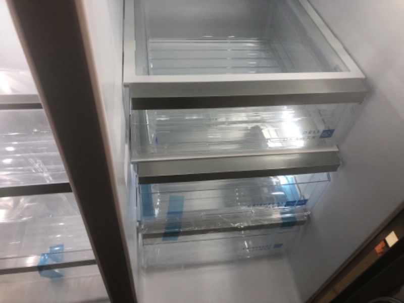 Photo 15 of Frigidaire 25.6-cu ft Side-by-Side Refrigerator with Ice Maker (Fingerprint Resistant Stainless Steel) ENERGY STAR