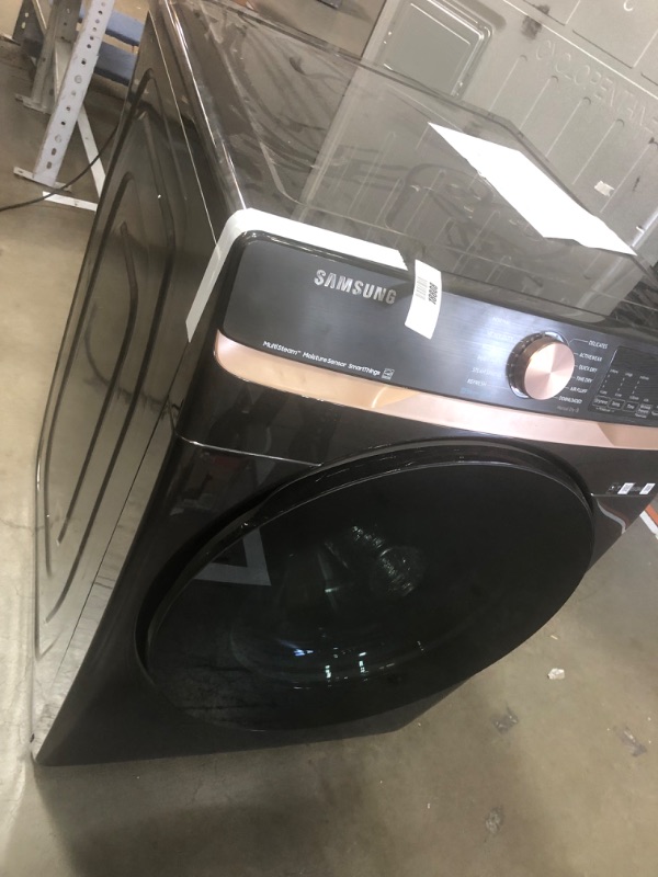 Photo 2 of 7.5 cu. ft. Smart Electric Dryer with Steam Sanitize+ and Sensor Dry in Brushed Black***DOES NOT INCLUDE POWER CORD  *** 