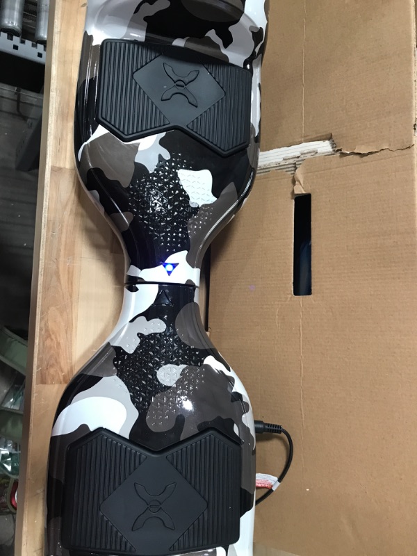 Photo 2 of ***POWERS ON*** Hover-1 Helix Electric Hoverboard | 7MPH Top Speed, 4 Mile Range, 6HR Full-Charge, Built-in Bluetooth Speaker, Rider Modes: Beginner to Expert Hoverboard Camo