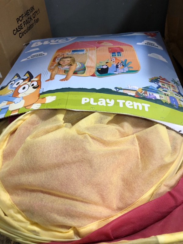 Photo 2 of Bluey - Pop 'N' Fun Play Tent - Pops Up in Seconds and Easy Storage, Multicolor