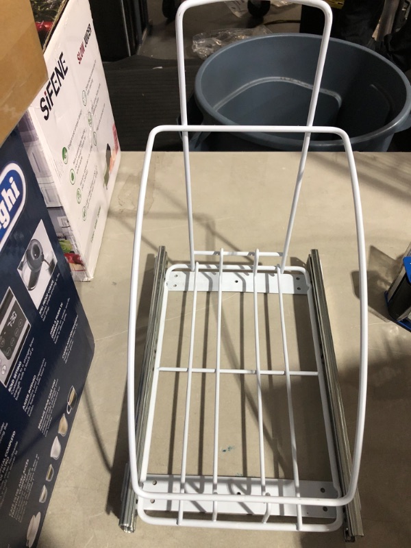 Photo 1 of (USED) Home Zone Living 7.6 Gallon Pull Out Trash Can, Under Cabinet Design, 29 Liter Capacity Single, 15.75"L x 10.2"W x 19.3"H