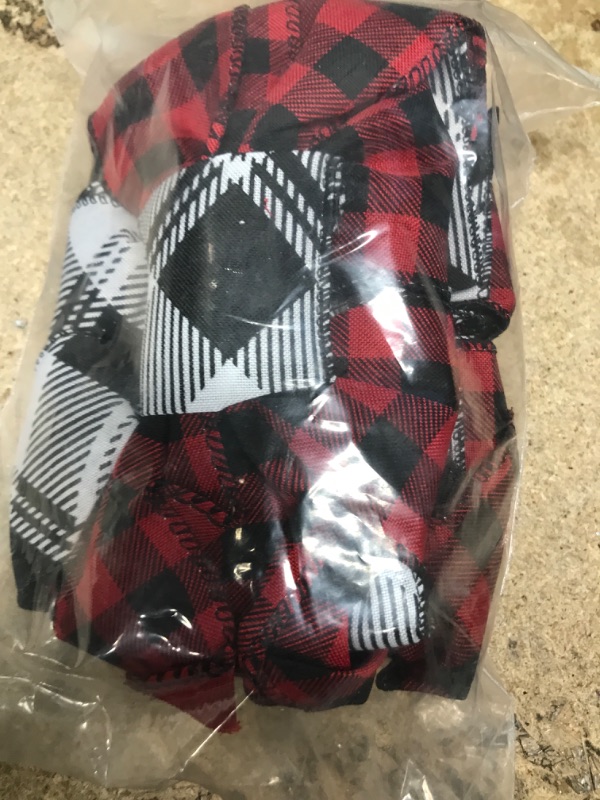 Photo 1 of 2ooya 2Pcs Christmas Wreath Bows Christmas Tree Topper Bows with Buffalo Plaid Pattern Xmas Black Red White Wreath Bow Outdoor Ornaments Home Stair Decorations Gift for Christmas,11.8 x 19.7 inch