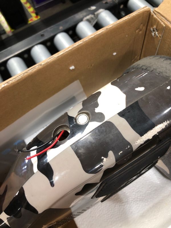 View 5 of **PARTS ONLY**DAMAGED**
Hover-1 Helix Electric Hoverboard | 7MPH Top Speed, 4 Mile Range, 6HR Full-Charge, Built-in Bluetooth Speaker, Rider Modes: Beginner to Expert Hoverboard Camo