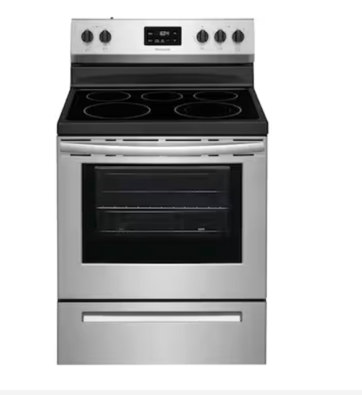 Photo 1 of Frigidaire 30-in Smooth Surface 5 Elements 5.3-cu ft Freestanding Electric Range