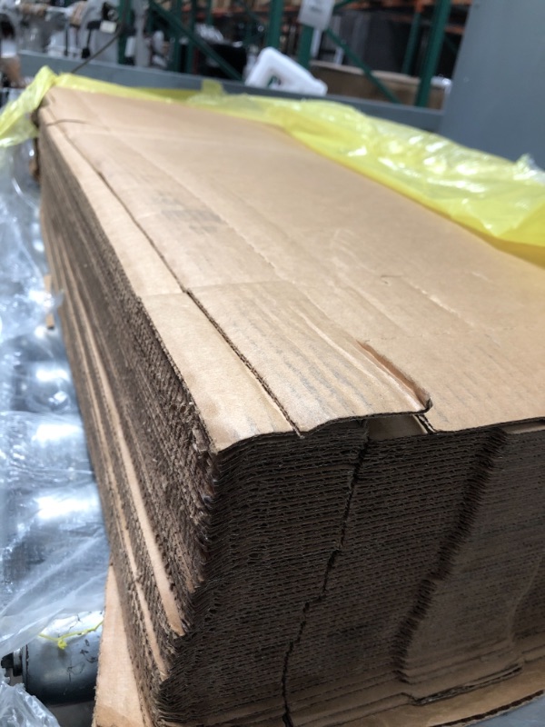 Photo 1 of Here to There Packaging White Cardboard Pizza Boxes, Takeout Containers - 16 x 16 Pizza Box Size, Corrugated, Kraft – 50 Pack 16" x 16"