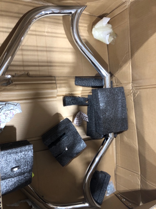 Photo 1 of Fat 1-1/2" Engine Guards, Meat-Hook Killing Looks Crash Bars, Gloss Black Highway Bars for 2000-2017 Harley Softail FL Models Deluxe Fat Boy Slim Heritage Springer -Chrome 3803C Chrome