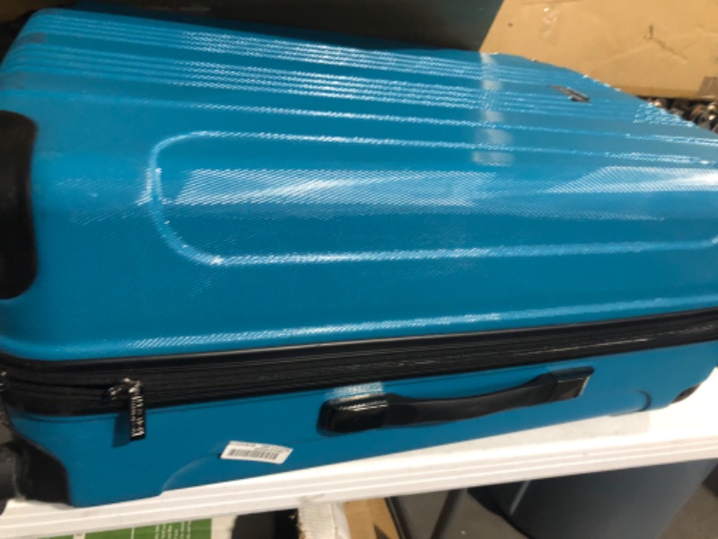 Photo 5 of *MINOR DAMAGE SEE NOTES*KENNETH COLE Hardshell 4-Wheel Spinner Suitcase, Teal, 28-Inch 