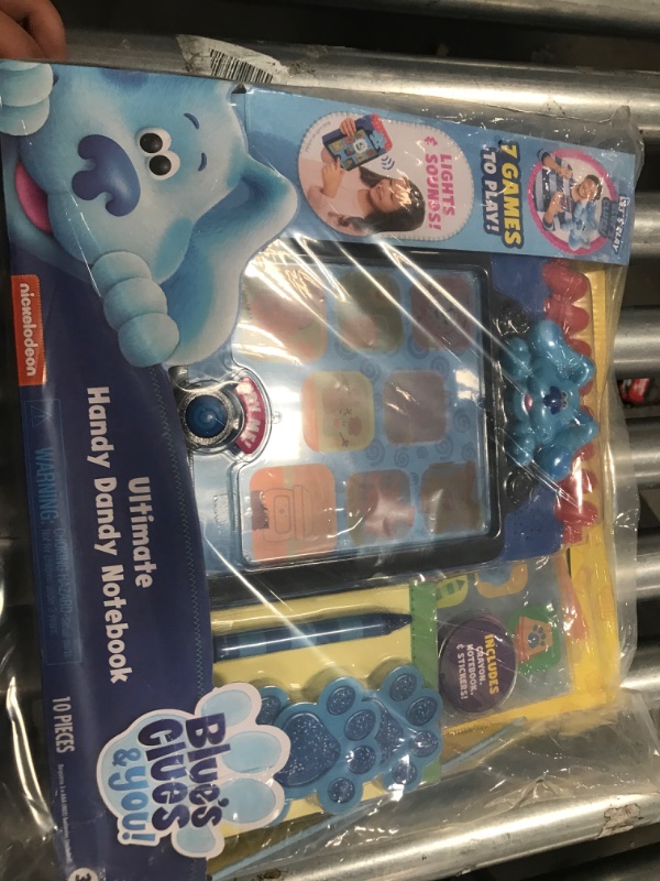 Photo 2 of Blue’s Clues & You! Ultimate Handy Dandy Notebook, Interactive Kids Toy with Lights and Sounds, Blue's Clues Game, by Just Play