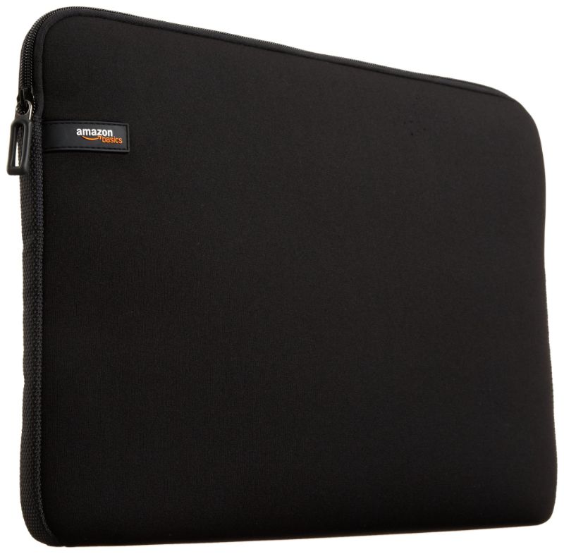 Photo 1 of 2PK--Amazon Basics 13.3-Inch Laptop Sleeve, Protective Case with Zipper - Black
