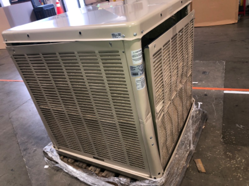 Photo 2 of *VERY DAMAGE// UNABLE TO TEST DUE TO PLUG** 6500 CFM Down-Draft Roof Evaporative Cooler for 2400 sq. ft. (Motor Not Included)
