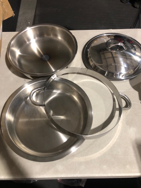 Photo 1 of 15 PIECE STAINLESS STEEL POTS AND PANS
ALL BRAND N