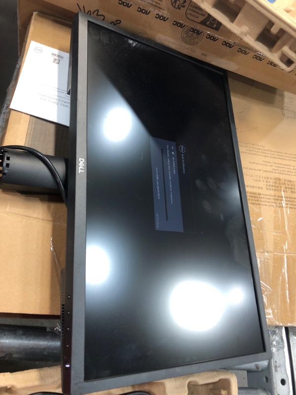 Photo 1 of Dell 24 inch Monitor FHD (1920 x 1080) 16:9 Ratio with Comfortview (TUV-Certified), 75Hz Refresh Rate, 16.7 Million Colors, Anti-Glare Screen with 3H Hardness, Black - SE2422HX 24 Inches SE2422HX