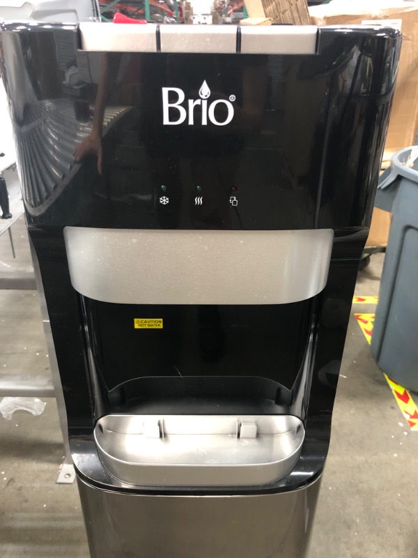 Photo 3 of **MISSING tray see pic Brio Bottom Loading Water Cooler Water Dispenser – Essential Series - 3 Temperature Settings - Hot, Cold & Cool Water 