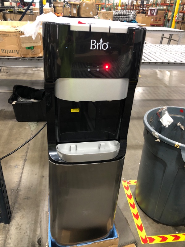 Photo 2 of **PARTS ONLY** Brio Bottom Loading Water Cooler Water Dispenser – Essential Series - 3 Temperature Settings - Hot, Cold & Cool Water - UL/Energy Star Approved