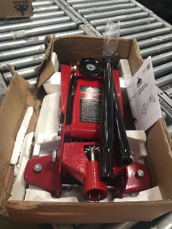 Photo 2 of Jack Boss Floor Jack 3 Ton Capacity Fast Lift Service Jack Steel Heavy Duty Hydraulic Car Jack