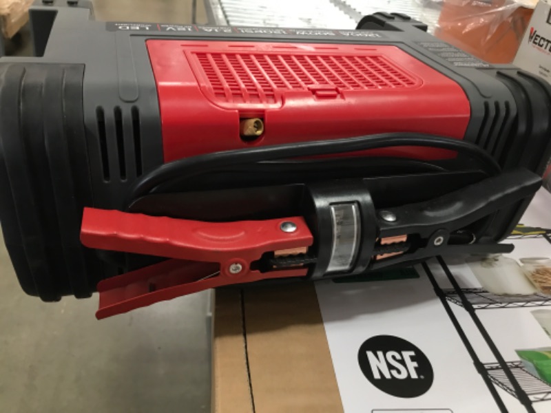 Photo 4 of 1200 Peak Amp Jump Starter, Dual Power Inverter, 120 PSI Air Compressor, USB Charging Port, Rechargeable
