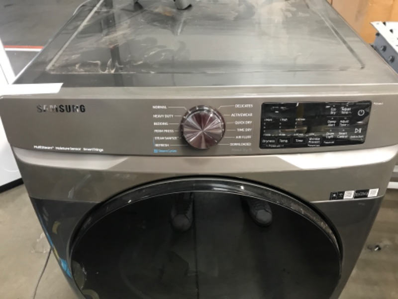 Photo 4 of **RATTLING SOUND** WHEN USED
SAMSUNG 7.5 cu. ft. Smart Electric Dryer with Steam Sanitize+ in Platinum