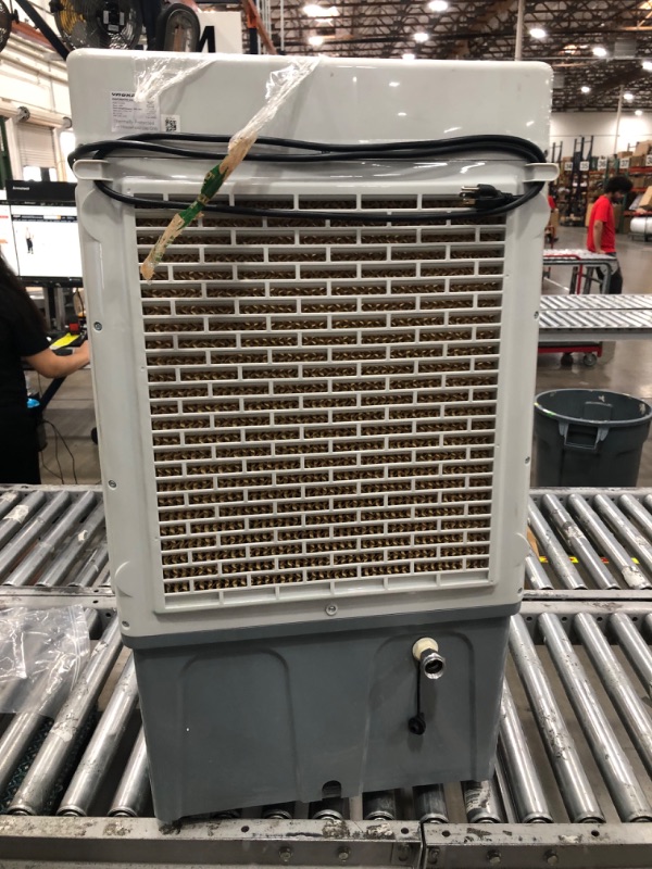 Photo 5 of **MINOR WEAR & TEAR**Evaporative Cooler, VAGKRI 3000CFM Evaporative Air Cooler, 120°Oscillation Swamp Cooler with Remote Control, 24H Timer, 3 Wind Speeds for Outdoor Indoor Use,12Gallon