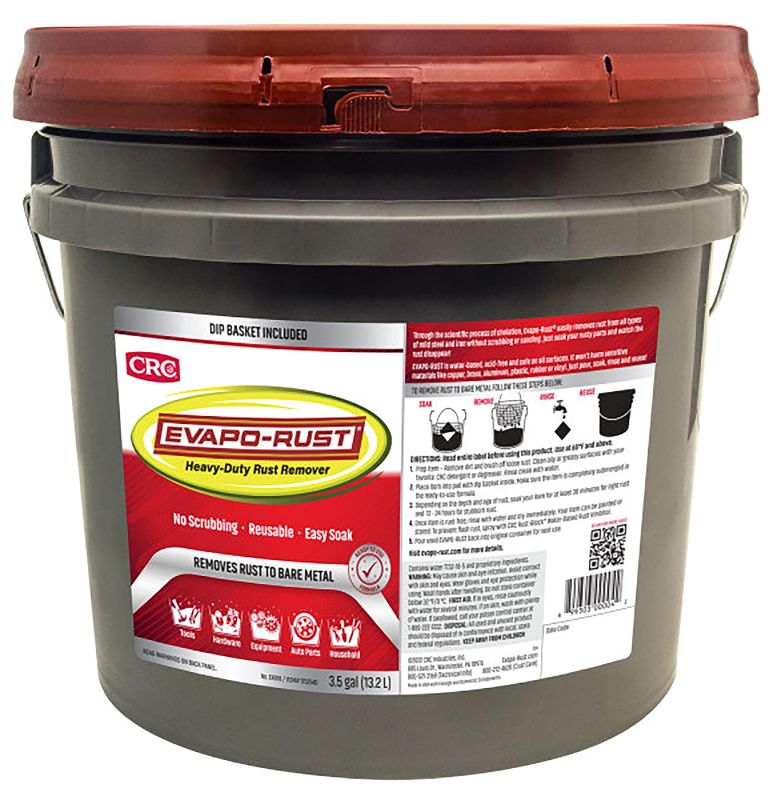 Photo 1 of **MINOR WEAR & TEAR**Evapo-Rust The Original Heavy Duty Pail Rust Remover, Water-based, 3.5 Gallons