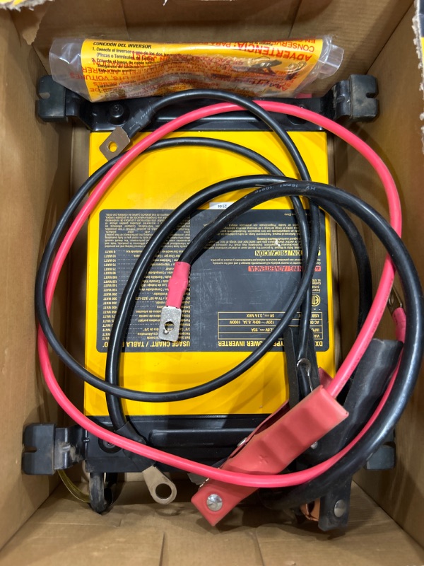 Photo 2 of DEWALT  1000-Watt Portable Car Power Inverter with Triple USB Ports