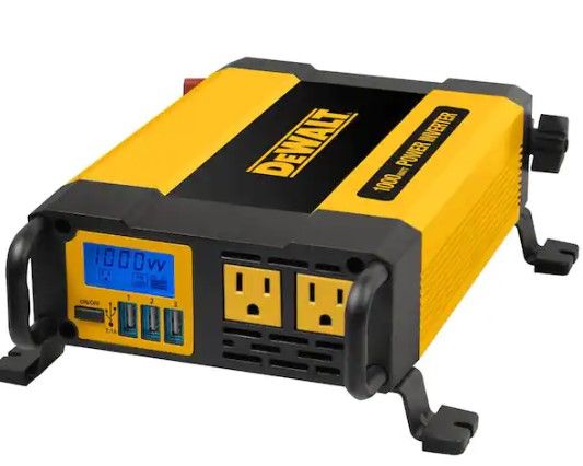 Photo 1 of DEWALT  1000-Watt Portable Car Power Inverter with Triple USB Ports