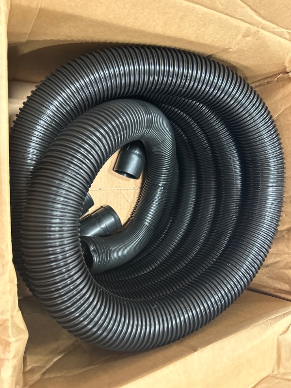 Photo 2 of 2-1/2 in. x 20 ft. Dual-Flex Tug-A-Long Locking Vacuum Hose for RIDGID Wet/Dry Shop Vacuums