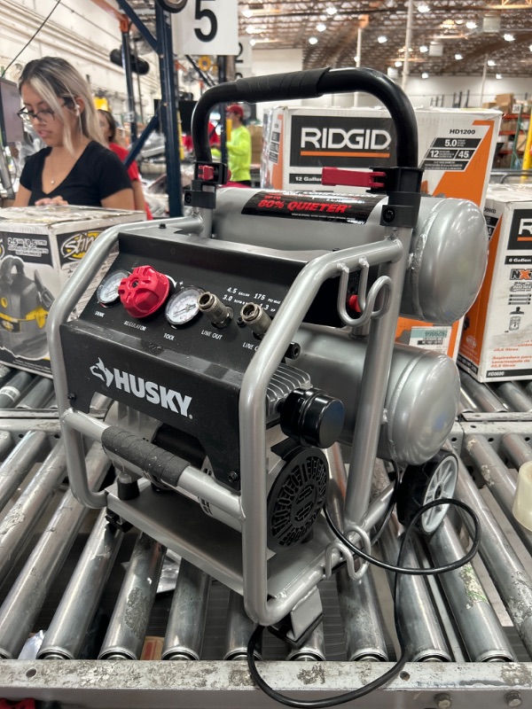 Photo 2 of 4.5 Gal. Portable Electric-Powered Silent Air Compressor