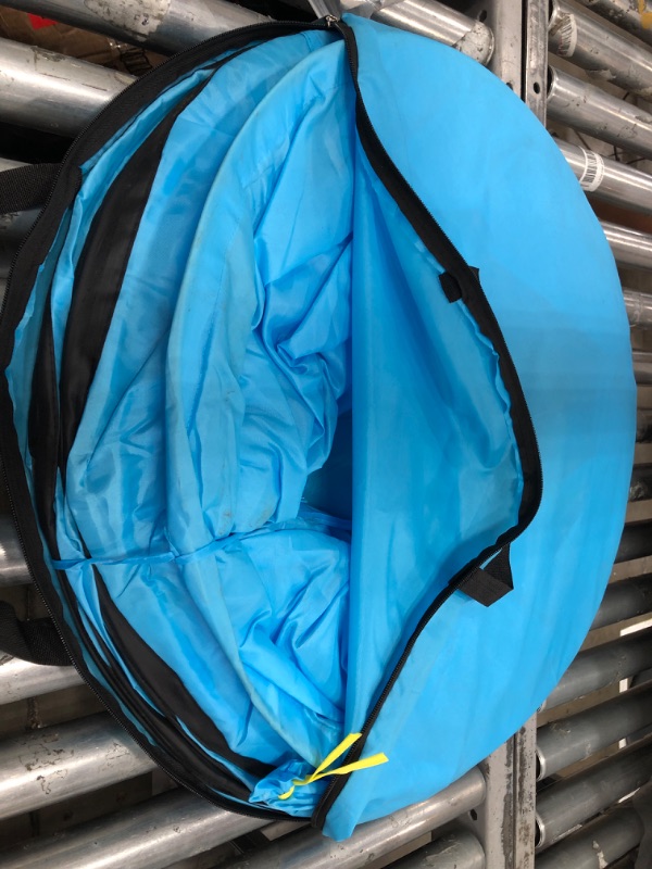 Photo 1 of Houseables Dog Agility Training Tunnel, 18 Ft Long, 24" Open, Blue, 1 Pk, Polyester, Play Tunnels for Training Small & Medium Dogs, Park Playground...
