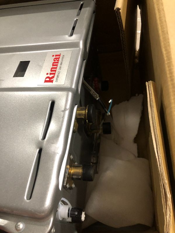 Photo 6 of ***UNTESTED - MAJOR DAMAGE - SEE NOTES***
Rinnai RSC199eP Smart-Circ Condensing Gas Tankless Water Heater, 199,000 BTU
