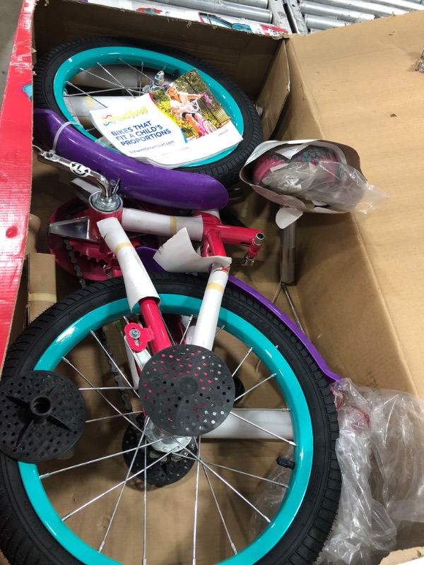 Photo 3 of * item used * item incomplete * sold for parts *
Schwinn Jasmine Girls Bike with Training Wheels, 16-Inch Wheels, Multiple Colors Pink