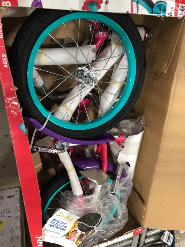 Photo 2 of * item used * item incomplete * sold for parts *
Schwinn Jasmine Girls Bike with Training Wheels, 16-Inch Wheels, Multiple Colors Pink