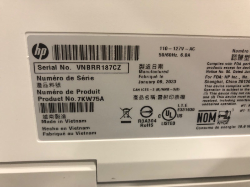 Photo 2 of HP Color LaserJet Pro M283fdw Wireless All-in-One Laser Printer, Remote Mobile Print, Scan & Copy, Duplex Printing, Works with Alexa (7KW75A)