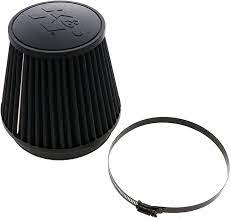 Photo 1 of K&N Universal Clamp-On Air Intake Filter: High Performance, Premium, Washable, Replacement Filter: Flange Diameter: 6 In, Filter Height: 6 In, Flange Length: 1 In, Shape: Round Tapered, RU-3102HBK