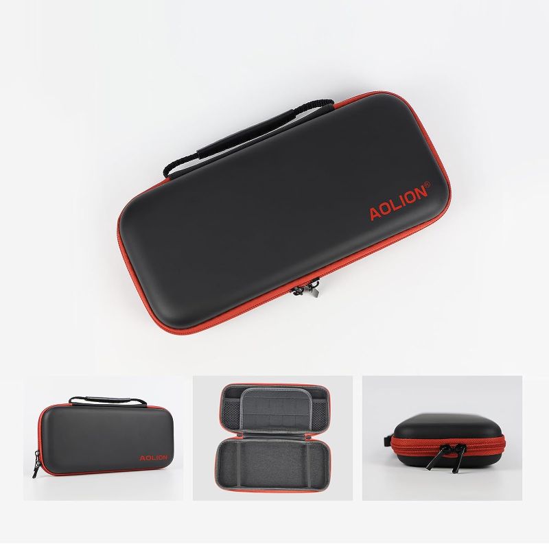 Photo 1 of AOLION 20 in 1 Switch OLED Carry Case for Nintendo Switch OLED Model 2021, AOLION 20 in 1 Switch OLED Accessory Bundle Includes Carry Case, Charging Station, Card Storage, Screen Protector, Steering Wheel and More
