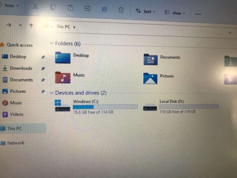 Photo 5 of UNABLE TO RESET BECAUSE LOW POWER 
Lenovo Ideapad 1i, 14.0" Laptop, Intel Pentium N5030, 4GB RAM, 128GB eMMC Storage, Cloud Grey, Windows 11 in S Mode, 82V6001DUS