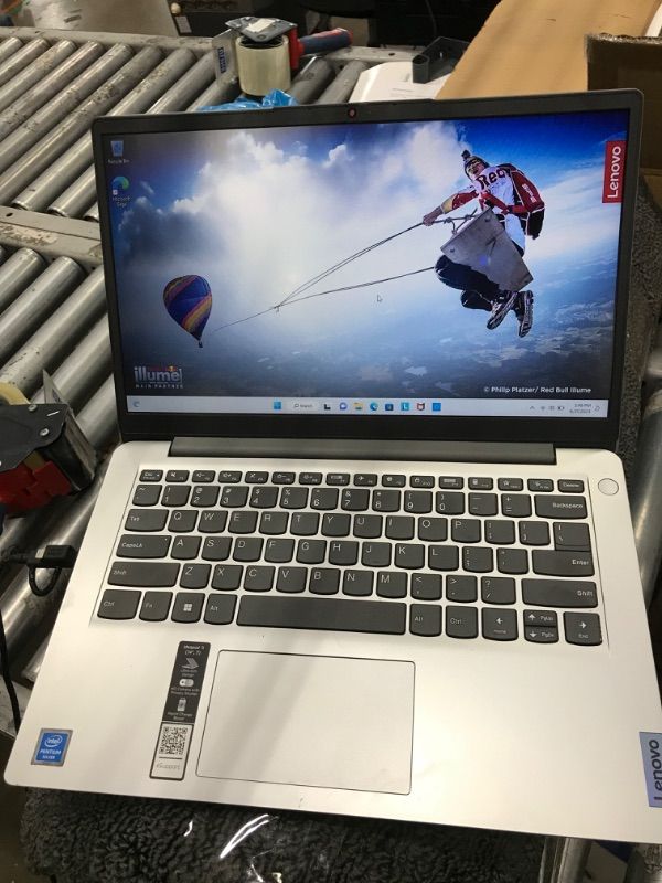 Photo 2 of UNABLE TO RESET BECAUSE LOW POWER 
Lenovo Ideapad 1i, 14.0" Laptop, Intel Pentium N5030, 4GB RAM, 128GB eMMC Storage, Cloud Grey, Windows 11 in S Mode, 82V6001DUS