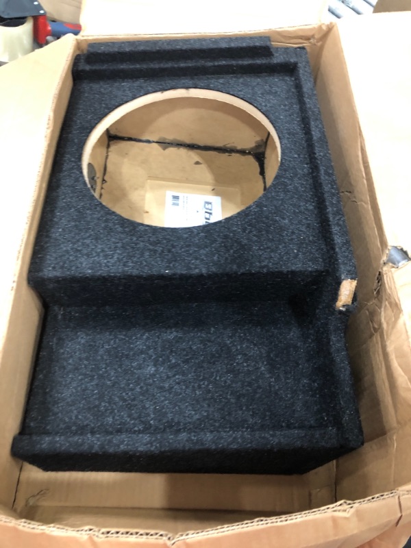 Photo 2 of Bbox Single Sealed 12 Inch Subwoofer Enclosure - Accu-Tuned Sealed Subwoofer Boxes - Subwoofer Box Improves Audio Quality, Sound & Bass - Fits 1999-2007 Chevrolet/GMC Silverado/Sierra Extended Cab 12"