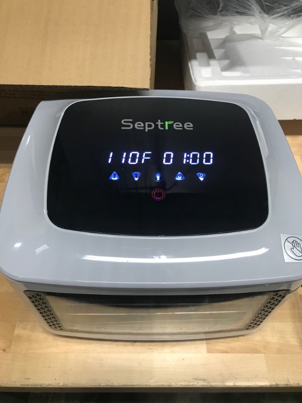 Photo 5 of **See Notes**
Septree Food Dehydrator 4 Stainless Steel Trays Food Dryer Machine with Digital Timer