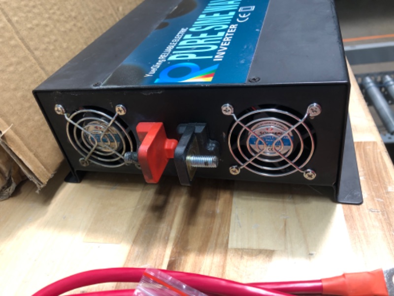 Photo 4 of *PARTS ONLY* WZRELB 5000W 48V 120V Pure Sine Wave Power Inverter with 2 AC Outlets,Car Inverter